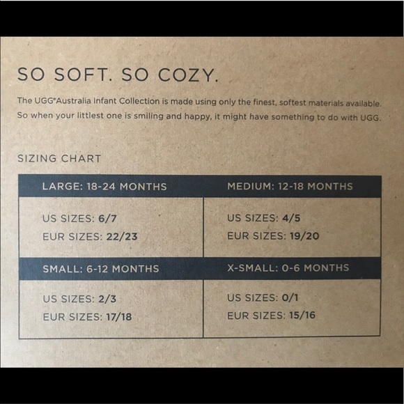 CCO!!! NWT UGG Unisex Erin Booties-Chestnut 18-24mos - Picture 4 of 8